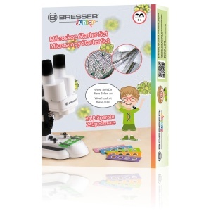 Mikroscop Bresser Junior cu 24 Preparati pentru Experimente, Ideal pentru Copii - Img 3