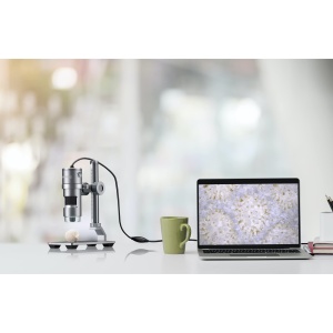 Mikroscop digital Bresser DST-1028, 5.1MP, USB, cu iluminare LED - Img 6