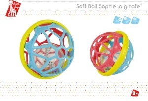 Minge moale pentru bebelusi Sophie la Girafe Fresh Touch, 11 cm, plastic - Img 2