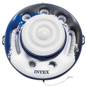 Mini-frigider flotant Intex 56822NP, 89 cm, 5 suporturi pahare, multicolor - Img 3
