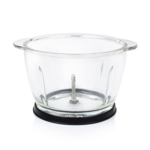 Mini tocator Princess 221051, 300 W, 2 lame inox, bol din sticla 1 L - Img 5