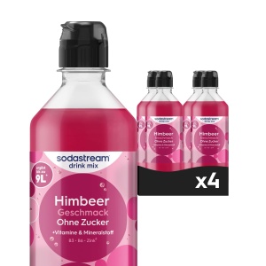 Mix pentru bauturi Sodastream Himbeere fara zahar, 4 x 440 ml