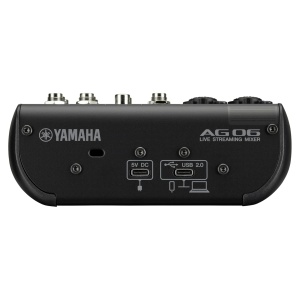 Mixer audio Yamaha AG06MK2, 6 canale, USB, negru - Img 2
