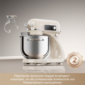 Mixer de bucatarie Dreame BioKnead, 800W, 6L, cu display digital - Img 2