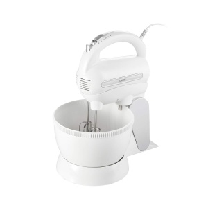 Mixer de mana Camry CR 4213 600W 5 viteze bol rotativ alb