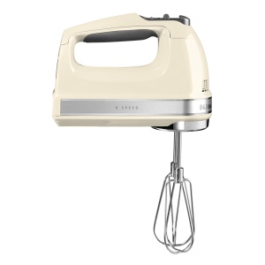 Mixer de mana KitchenAid 9 trepte, 85W, motor DC silentios, culoare Almond Cream - Img 6