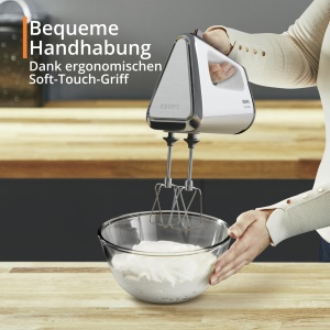 Mixer de mana Krups 3 Mix 9000, 750 W, albsilver, accesorii incluse - Img 4