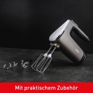 Mixer de mana Tefal Power Mix Silence HT650E 600W motor silentios Turbo gri - Img 7