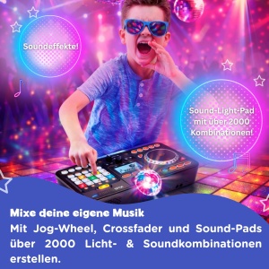 Mixer DJ pentru copii VTech Kidi DJ Mix, 10-in-1, cu microfon si efecte sonore - Img 4