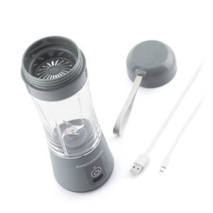 Mixer portabil reincarcabil cu cana Shakuit InnovaGoods gri - Img 2