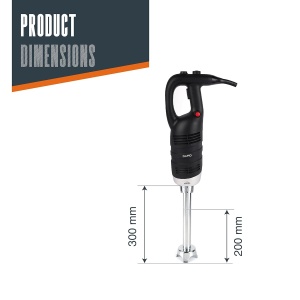 Mixer profesional Lacor 69932, 650 W, 8000-18000 Umin, capacitate 80 L - Img 2