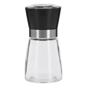 Moara de condimente Westmark, cu polizor ceramic, reglare continua, sticla/plastic, negru/argintiu/transparent, 63542260 - Img 1