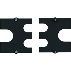 Modul de trecere cabluri BACHMANN Custom cu 3 orificii, negru