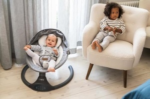 MoMi KENANI Balansoar pentru bebelusi Bluetooth telecomanda greutate maxima 9 kg - Img 13