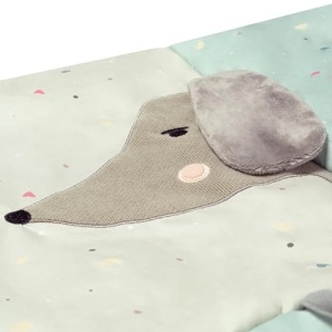 Momi Patchwork Sensorial VOLPI pentru Bebelusi si Copii 120x160 cm Pliabila cu Jucarii Integrate - Img 18