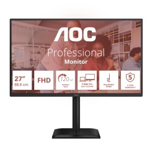 Monitor AOC 27E4CV 27 inch FHD, 120Hz, USB Hub, Design Elegant - Img 2