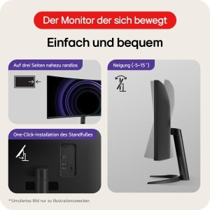 Monitor Curbat LG UltraWide 34WR50QK-B 34 inch UWQHD, 100Hz, HDR10, Negru - Img 7