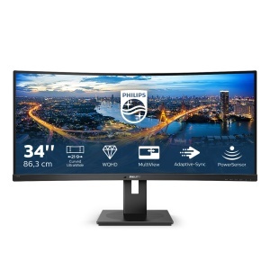 Monitor Curbat Philips 345B1C, 34 inch WQHD, 100 Hz, Negru - Img 2
