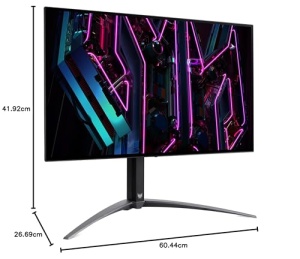 Monitor de gaming Acer Predator X27U 27 inchi (ecran de 69 cm) WQHD, 240 Hz DP/Type-C, HDMI 144 Hz, 0.03 ms (GTG), 2xHDMI 2.0, DP 1.4, reglabil pe inaltime, rotativ, FreeSync Premium, negru - Img 10