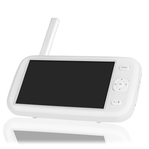 Monitor electronic pentru bebelusi Lionelo Babyline 91 cu camera rotativa 360deg Full HD Ecran de 5 Raza de actiune 50 m 300 m Comunicare bidirectiona - Img 4