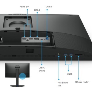 Monitor Foto BenQ SW272Q, 27 inch, 2K, USB-C, 99 Adobe RGB - Img 5