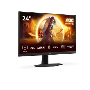 Monitor Gaming AOC 24G4HRE 24 inch FHD, 200Hz, IPS, Negru