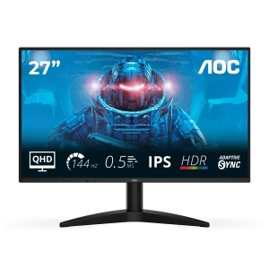 Monitor Gaming AOC Q27B36X 27 inch WQHD, 144Hz, IPS, Negru - Img 2