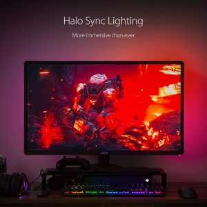 Monitor gaming ASUS CG32UQ 315 inch 4K UHD HDR FreeSync cu USB-Hub si iluminare Halo Sync - Img 5