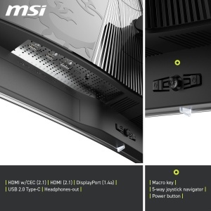 Monitor Gaming Curbat MSI MAG 321CUPDE QD-OLED 32, UHD, 165Hz - Img 6
