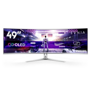 Monitor Gaming Curbat PHILIPS Evnia 49M2C8900, 49 Zoll, OLED, 240Hz, Alb - Img 2