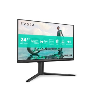 Monitor Gaming Philips Evnia 24M2N3200AM, 24 inch, Full HD, 180 Hz, negru-gri