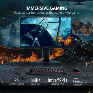 Monitor Gaming Viewsonic XG2705, 27 inch, Full-HD, 144 Hz, Negru - Img 2