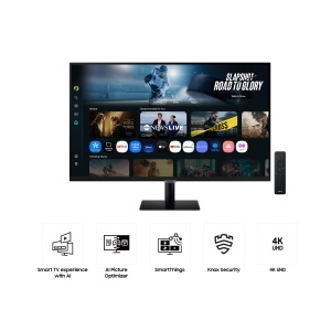 Monitor inteligent 4K Samsung M70F LS32FM700UUXEN, 32 inch, HDR10, USB-C, Gaming Hub - Img 4