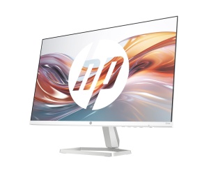 Monitor IPS HP Series 5 524sa FHD cu difuzoare | 60,5 cm (23,8 inchi) | 100Hz | 16:9 | Contrast 1500:1 | 99% sRGB | HDMI 1.4 | VGA | Antireflex | Inclinare -5deg+25deg | Produs in mod durabil | Alb - Img 1
