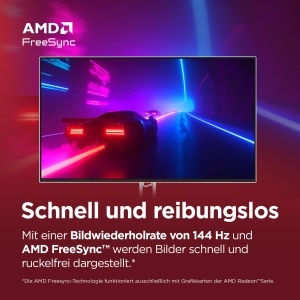 Monitor Lenovo L27-4C, 27 Full HD, 144Hz, 1ms, Gri - Img 3