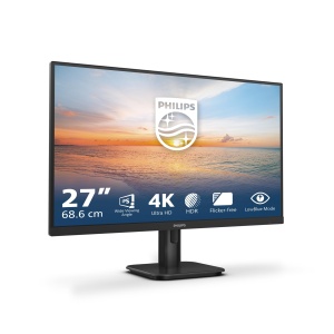 Monitor Philips 27E1N1800A 27 inch Ultra HD 4K HDR10 Negru