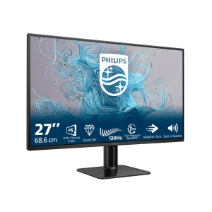 Monitor Philips 27E2N2500 QHD 27 inch, 120Hz, 1ms, NegruRosu