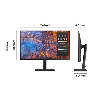 Monitor Samsung ViewFinity S8UP 32 inch, 4K UHD, IPS, 98 DCI-P3 - Img 2