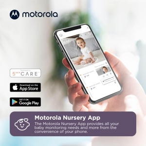 Monitor video pentru bebelusi Motorola Nursery PIP1000, Full HD 1080p, vedere nocturna, alb - Img 6