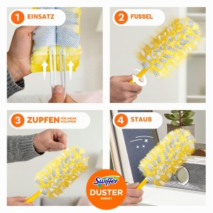 Mop pentru praf Swiffer 360, refiluri multi-suprafata, 11 bucati - Img 12