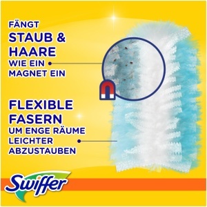 Mop pentru praf Swiffer, 54 servetele, eficienta sporita, compatibil cu maner scurt si XXL - Img 4