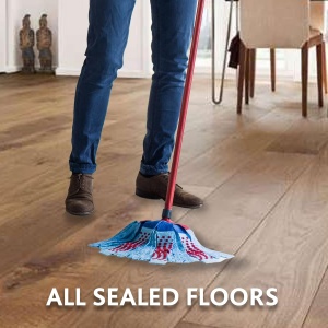 Mop umed Vileda SuperMocio 3Action, compatibil cu toate sistemele, pentru pardoseli dure - Img 2