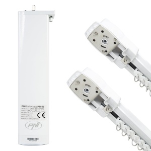 Motor de perdea inteligent PNI PT923, 48W, alb, control prin aplicatie