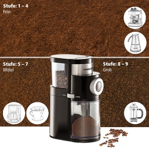 Moulineta de cafea Rommelsbacher EKM 200, 250g, 110W, negru - Img 6