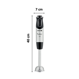 Moulinex DD6578 Quickchef 2-in-1 Blender de mana 1000 W blender cu tehnologie Powelix si 10 setari de viteza 2 accesorii ceasca 800 ml si tocator 500  - Img 2