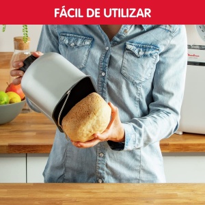 Moulinex Machine a OW210130 Pain Dore Bread Maker, Plastic, Alb - Img 4