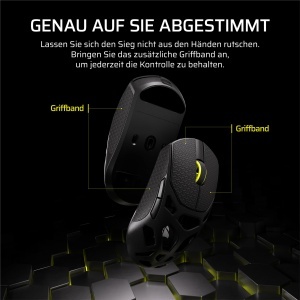 Mouse de gaming wireless Corsair Sabre v2 PRO, 33000 DPI, negru - Img 7