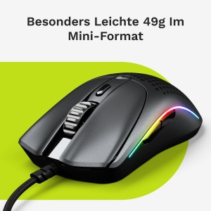 Mouse gaming Glorious Model O 2 Mini 49g senzor 26K DPI negru - Img 3