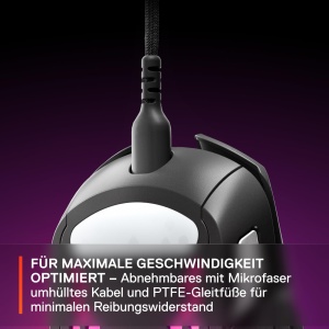 Mouse gaming SteelSeries Aerox 5, RGB, 66g, 9 butoane programabile - Img 5