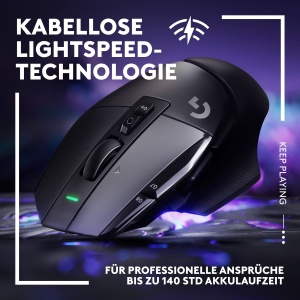 Mouse gaming wireless Logitech G502 X Lightspeed HERO 25K negru tehnologie LIGHTFORCE - Img 3